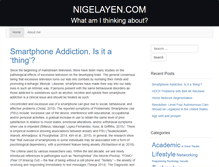 Tablet Screenshot of nigelayen.com